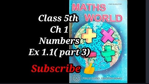 Class 5th ch1 