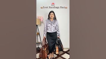Myntra Zouk Handbags haul👜✨ #shorts #ytshorts #myntra #totebag #handbags #fashion #zouk #haul