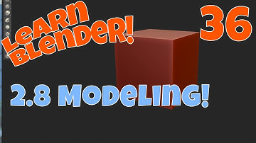 Blender 2.8 Modeling Tab First Look - It