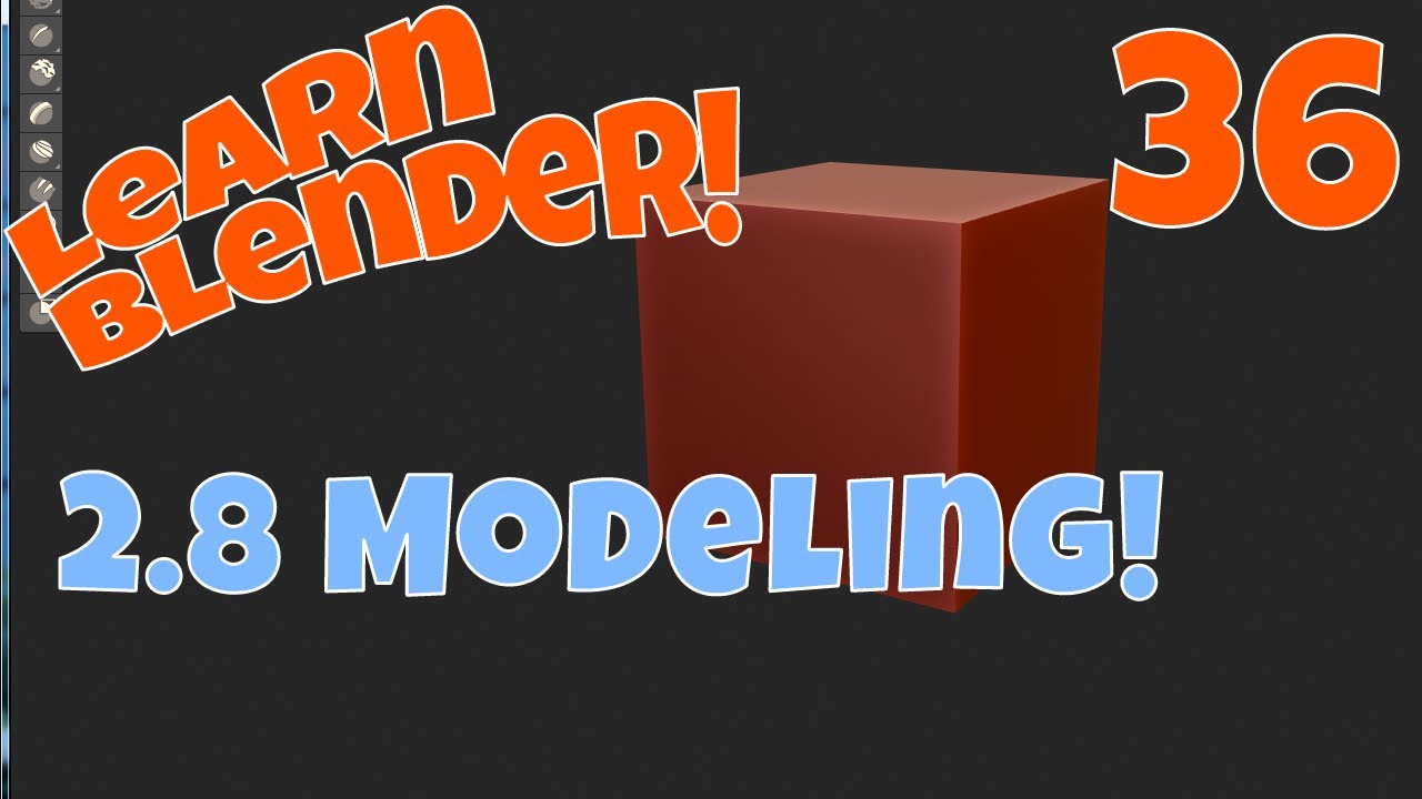Blender 2.8 Modeling Tab First Look It's Awesome! YouTube