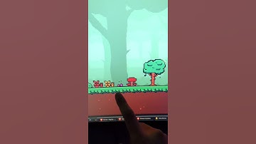 Animated the plants for grass biome 🌲🌲 #gamedev #indiegame #devlog #gamedevelopment #unity2d #shorts