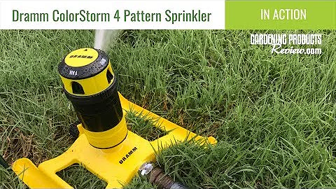 Adjusting the Dramm ColorStorm 4-Pattern Gear Drive Sprinkler | The Gardening Products Review