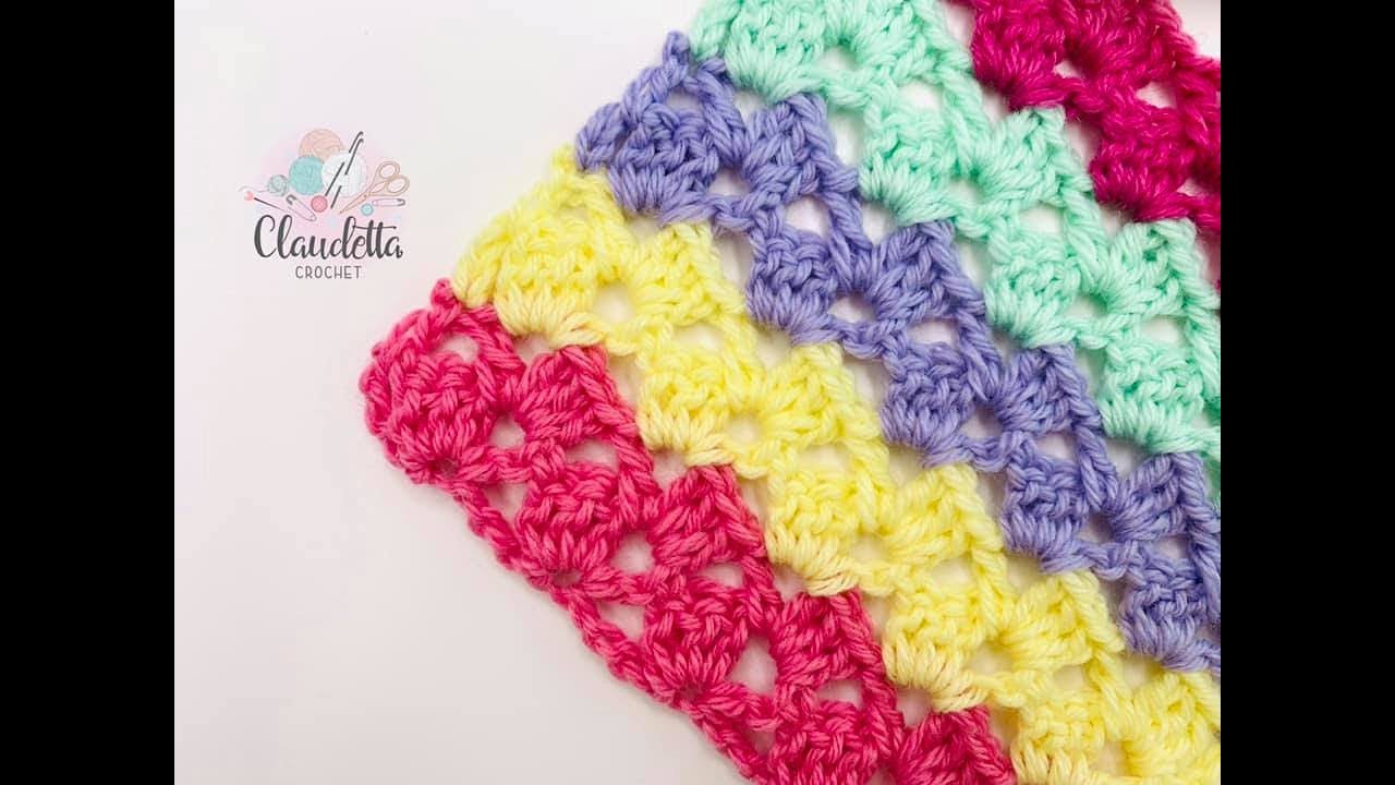 Crochet Drunken Granny Stitch / Beginner