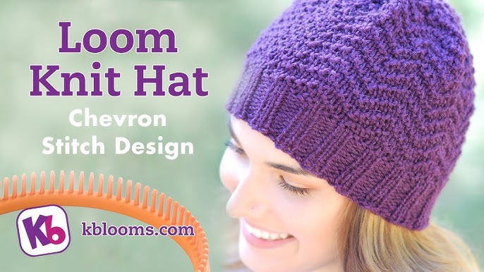 Beaded Hat and Cowl, Loom Knitting Kit