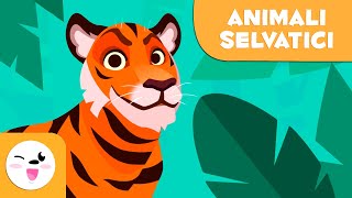 Animali selvatici per bambini - Vocabolario per bambini