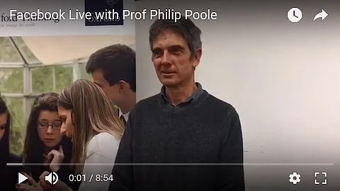 Facebook Live with Prof Philip Poole: Feeding the ...