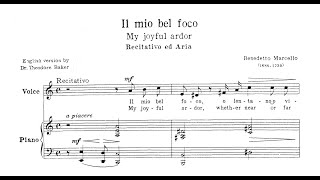 Il mio bel foco (B. Marcello) - A Minor Piano Accompaniment - Karaoke