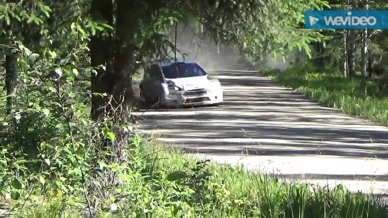 Eric Camilli and ford fiesta wrc pet rally Finland - YouTube