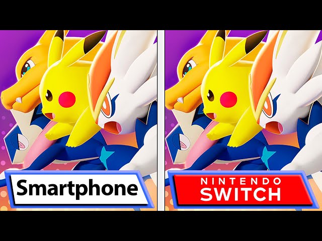 Pokémon Unite: vídeo compara performance do Switch vs. celular