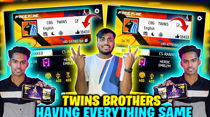 Real Life Twins Brothers Came To My Home And Prank Me With Same Id And Profile 😱 - Garena Free Fire