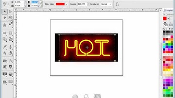 Working with a Glow in VinylMaster