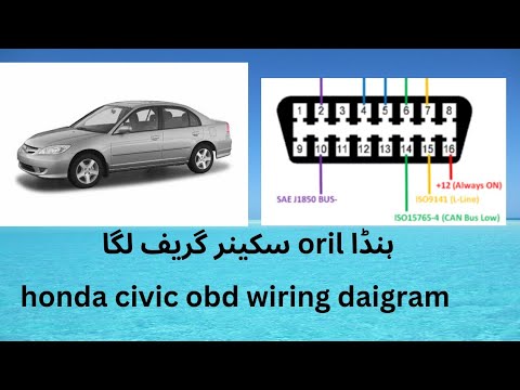 honda civic 2005 diagnostic & ecu wiring diagram - YouTube