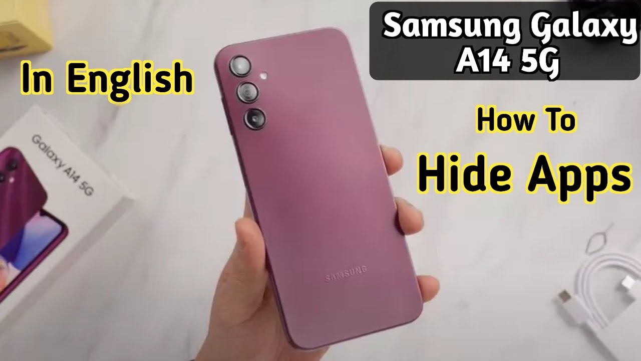 How To Hide Apps On Samsung Galaxy A14, Samsung galaxy a14 5g hide app, a14 app hide