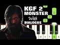 The monster song   kgf 2  piano tutorial  piano notes  piano online pianotimepass kgf yash