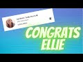 Congrats Ellie ( ILYSM ) 500 Surprise