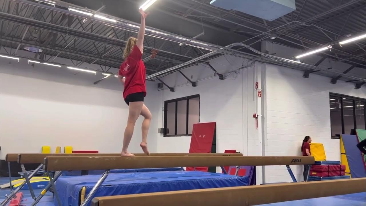 XCEL Bronze Beam Routine YouTube