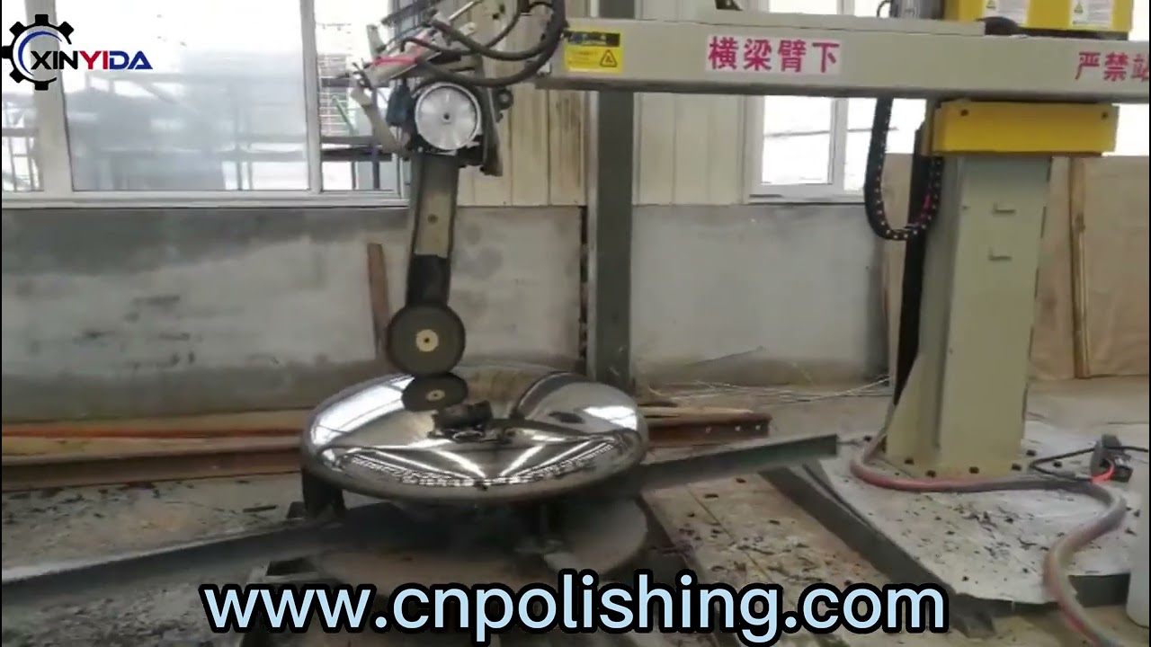 tank cap polishing machine