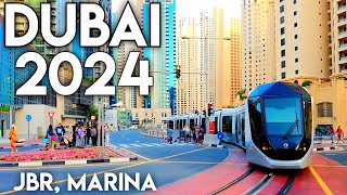 Dubai [4K] Beautiful JBR, MARINA Dubai Walking Tour 2024 🇦🇪