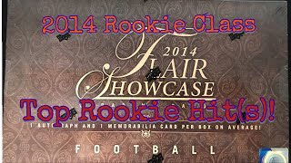 2014 Flair Showcase Football. Bonus Hit! Great Box!