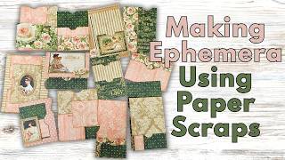 Making Ephemera Using Paper Scraps l Junk Journal Ideas l Junk Journal Tutorial