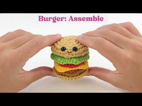 21. Burger (6 Parts): Add A Cute Face And Build Your Burger