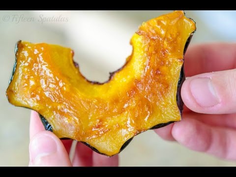 Maple Butter Brushed Acorn Squash Recipe