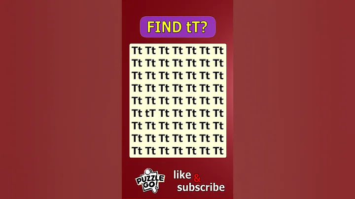 Tell me where tT | Math Puzzle #shorts #different #puzzles #opticalillusion