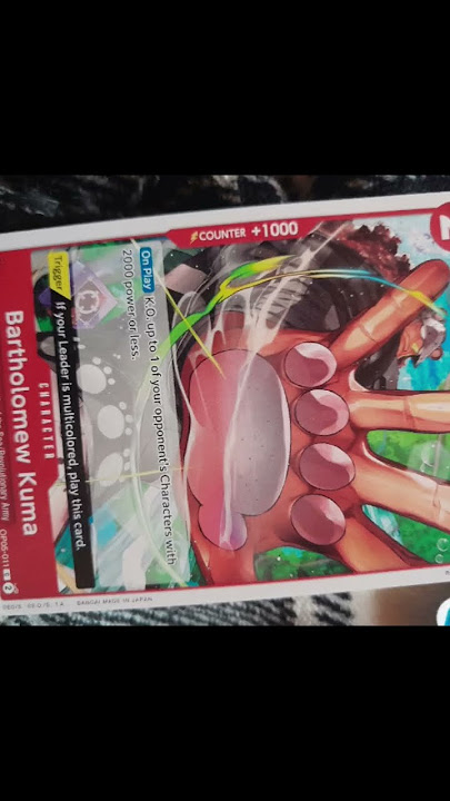 My onepeice cards