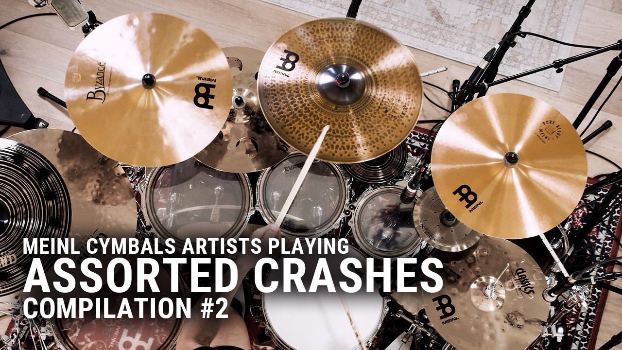 Meinl Cymbals - Assorted Crashes Compilation #2