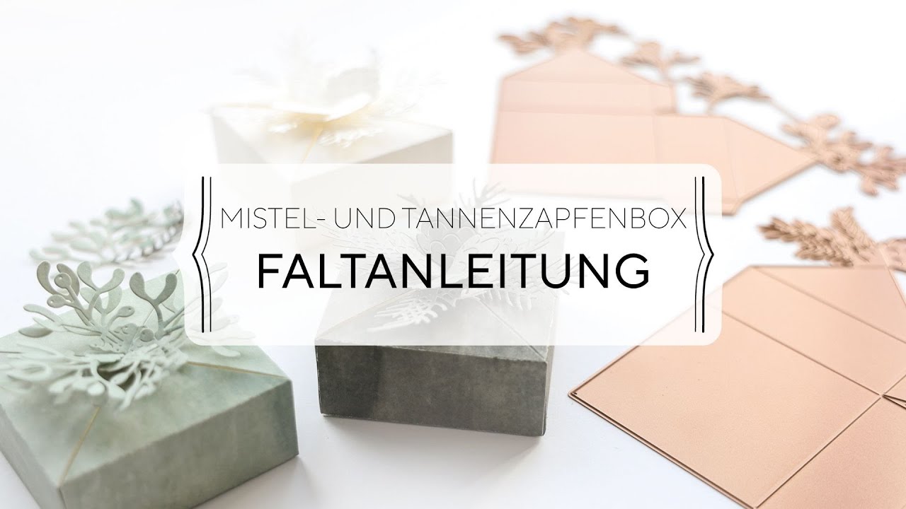 Mistelzweig & Tannenzweig Box Weihnachtskollektion '25 - Faltanleitung