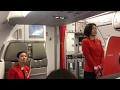 非常用設備案内 （Safety Demonstration） ジェットスターGK323下地島空港初就航便