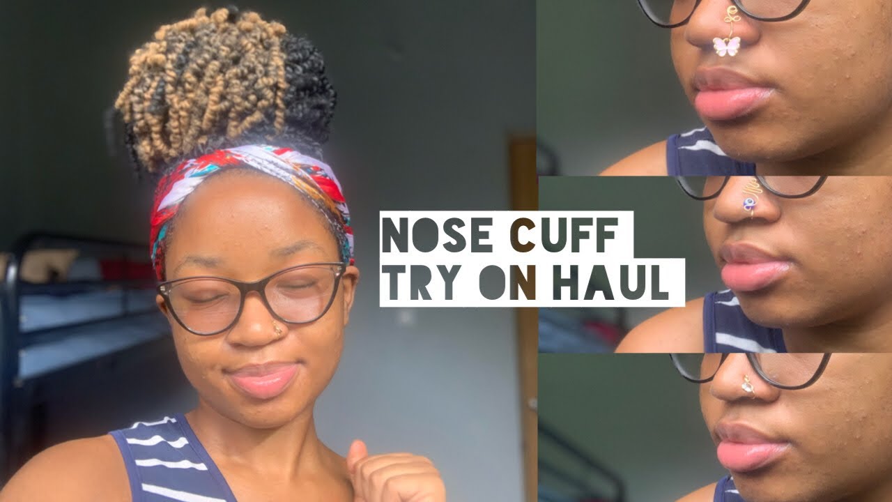 NOSE CUFF TRY ON HAUL/REVIEW *from Amazon* YouTube