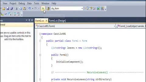 C# Edge 179   RNCL1   Recursive Navigation to Directory Leaves