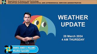 Public Weather Forecast issued at 4AM | March 28, 2024 - Thursday
