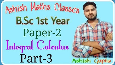 B.sc 1st year/paper-2/ Integral Calculus/part-3/ question based on beta and gamma function/ csjmu