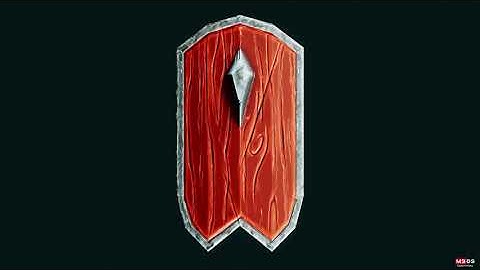 Stylised Shield Turntable Animation