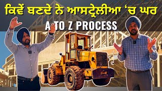How to build a house in Australia from scratch Process explained.