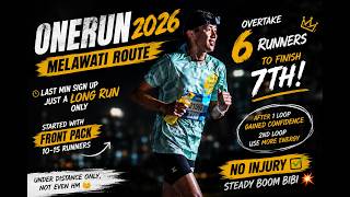 OneRun 2026 Melawati | Last Minute Sign Up Somehow Finish 7th?!