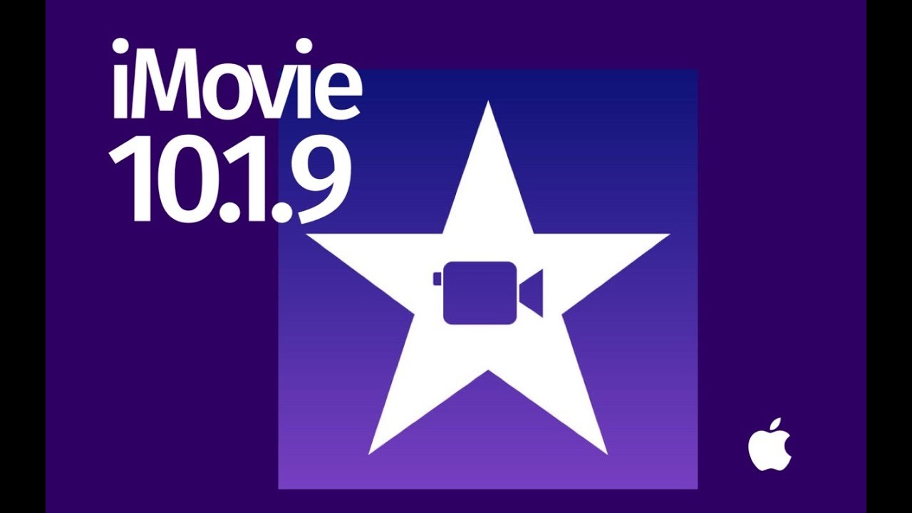 Download and install the latest software update 10.1.9 iMovie from Apple.