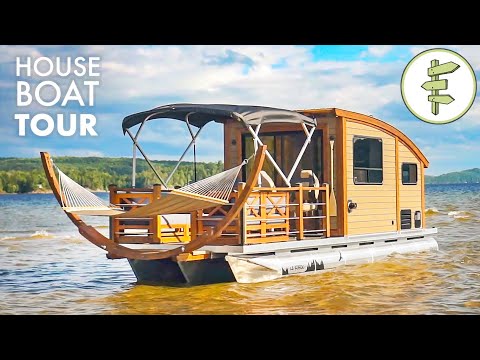 Video: Vergeet Dat Tiny House En Koop In Plaats Daarvan Een Tiny Houseboat