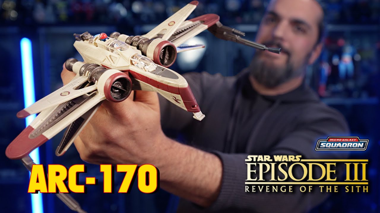 Micro Galaxy Squadron ARC-170 Review | Star Wars Unboxing Review 