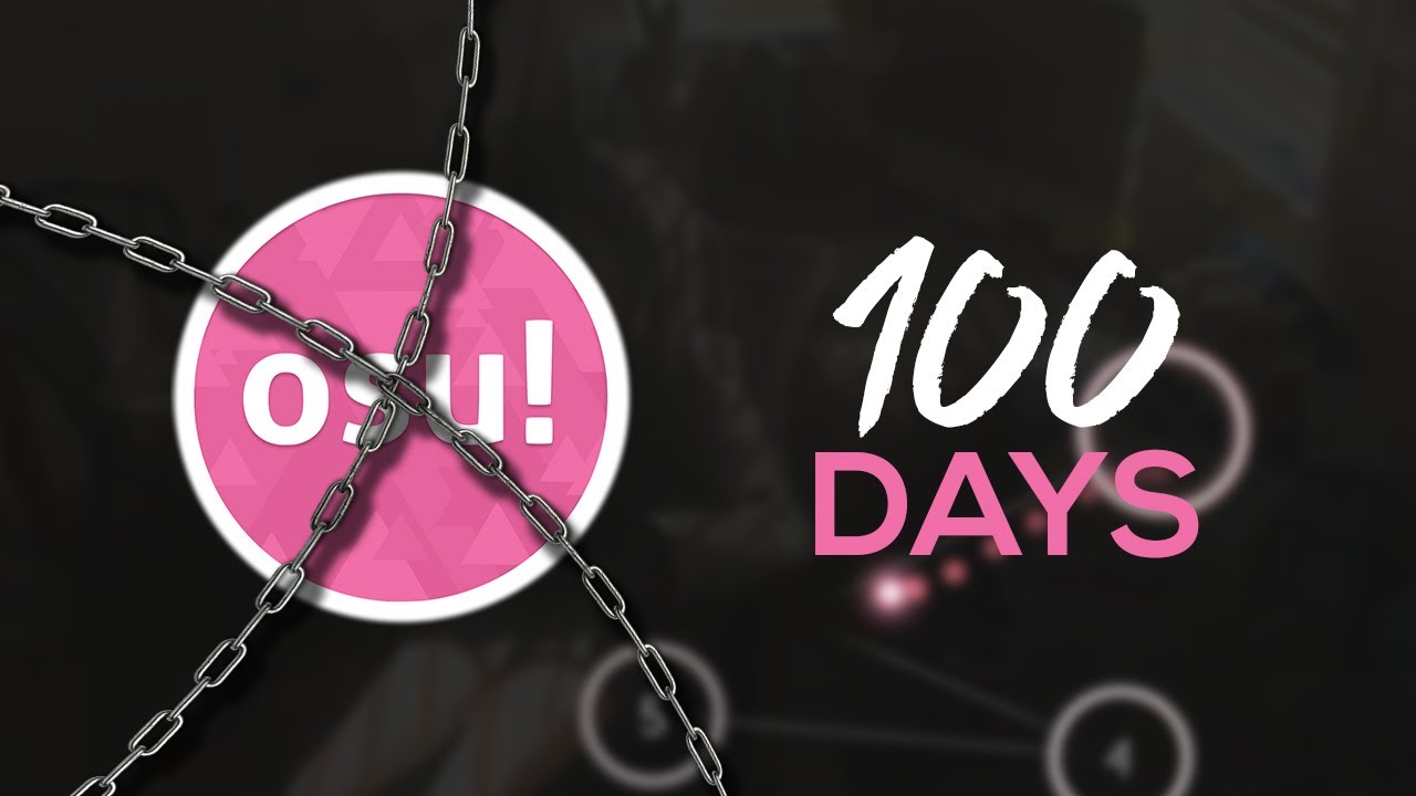 【osu!】 I stopped playing osu for 100 days...