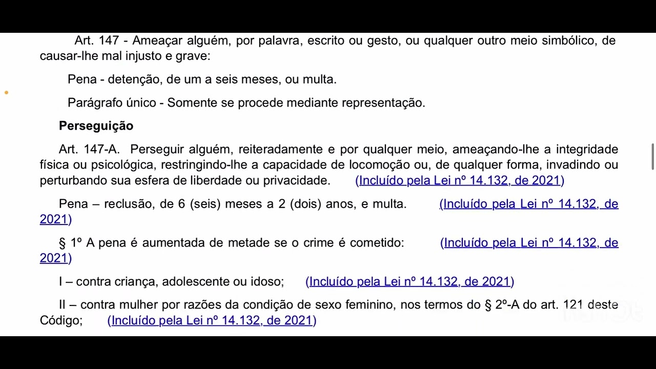 Código penal - Art. 146 a 149-A | voz humana - YouTube