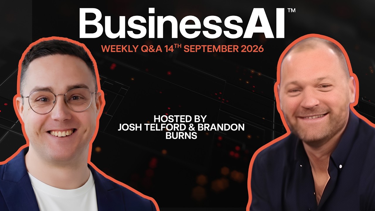 BusinessAI Creating content and personal brand with AI webinar