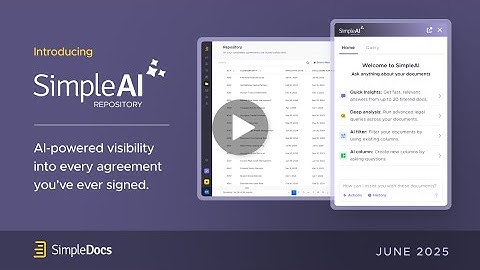 Introducing SimpleAI Repository: AI-Powered Visibility into Every Contract