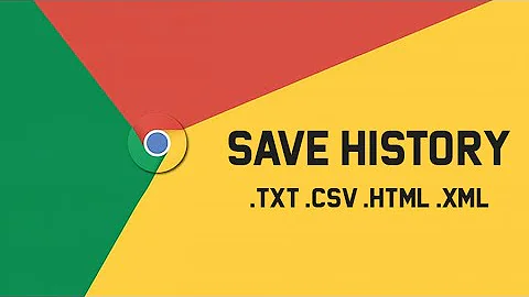Tem como salvar o histórico do navegador?