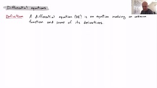 Introduction to ordinary differential equations and initial value problems