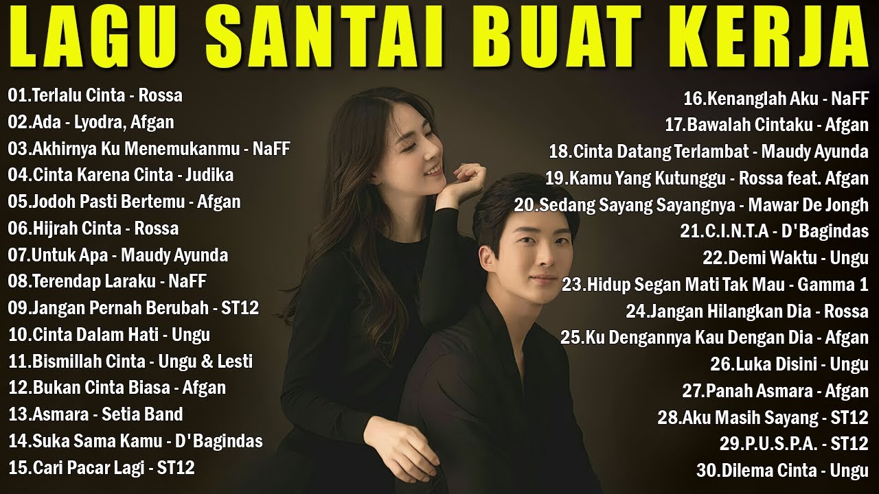 Lagu Santai Buat Kerja - Lagu Pop Indonesia Terbaru - Spotify Top Hits Indonesia - Terlalu Cinta