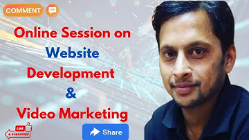 Online Digital Marketing Session- Website development and Video Marketing | Upendra Rana Training