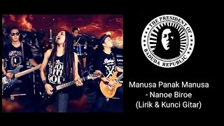 MANUSA PANAK MANUSA - NANOE BIROE (LIRIK & KUNCI GITAR) (COVER)